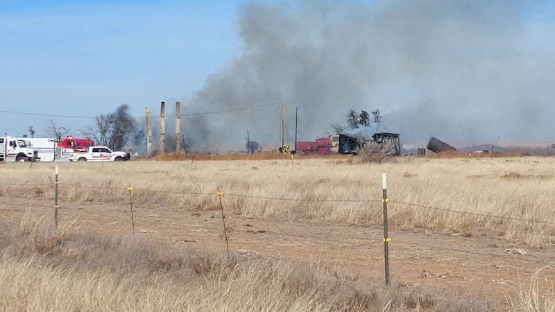 Multiple agencies responded to a structure fire in Armstrong County today. (Source: KFDA)