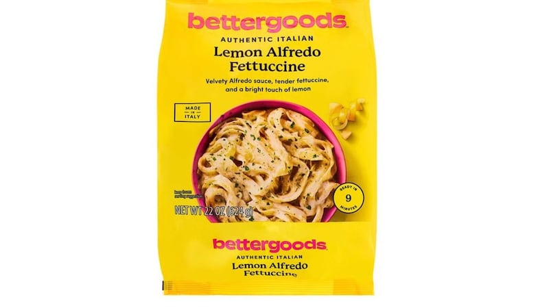 Frozen pasta sold at Walmart under the Bettergoods brand name is being recalled because it may...