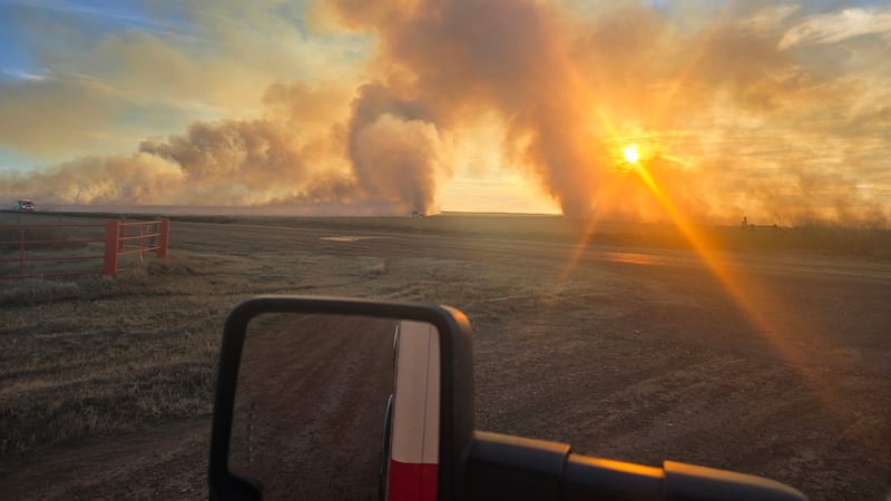 Crews are responding to multiple grass fires near the area of the Deaf Smith and Parmer County...