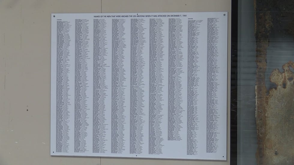 Pearl Harbor artifact to soon be placed in Texas Panhandle War Memorial (Source: KFDA)