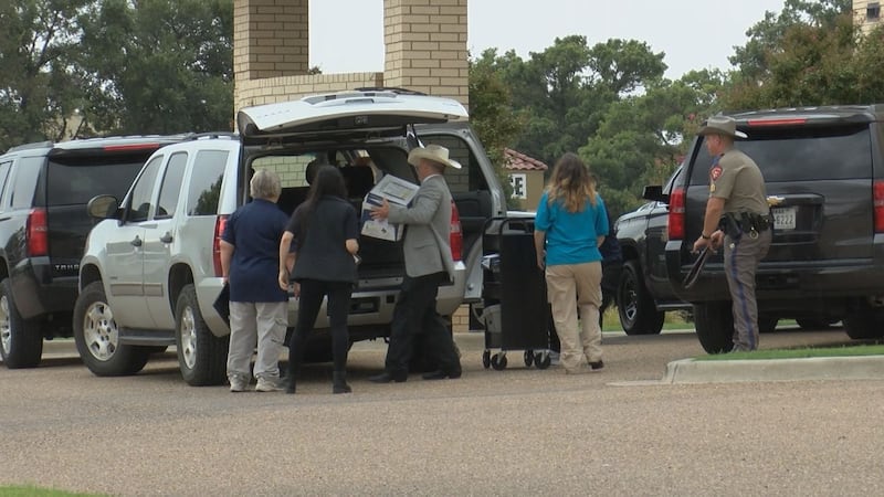 Boxes and documents taken from Lubbock County Medical Examiner's Office