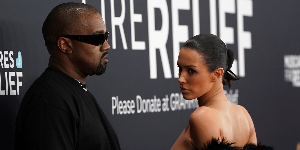 kanye west wife red carpet dress uncensored Kanye West and Bianca Censori made a jaw-dropping appearance at the #GRAMMYs