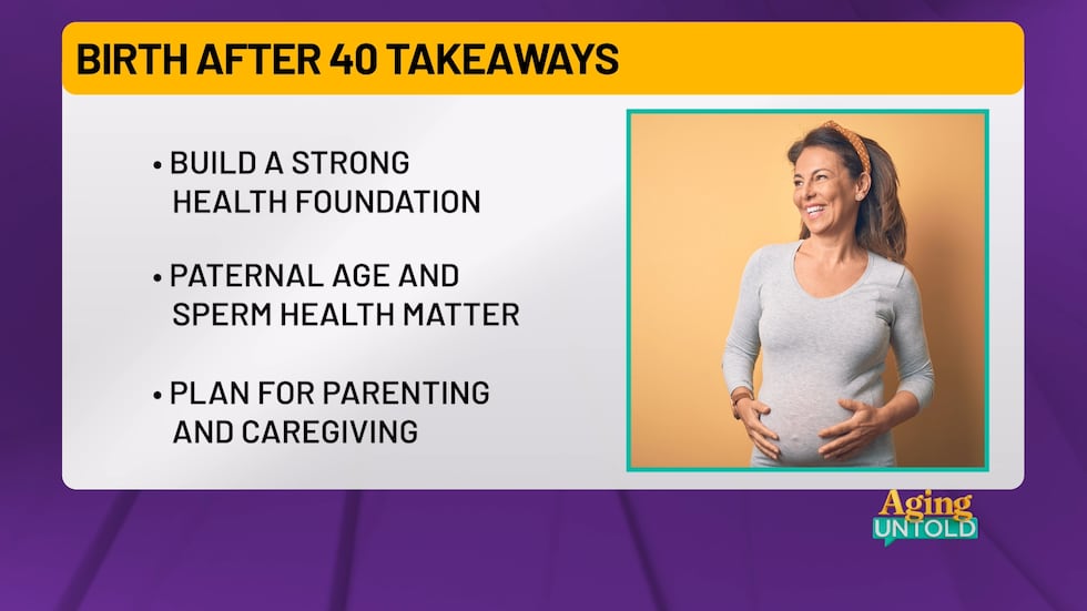 What to know about birth after 40.