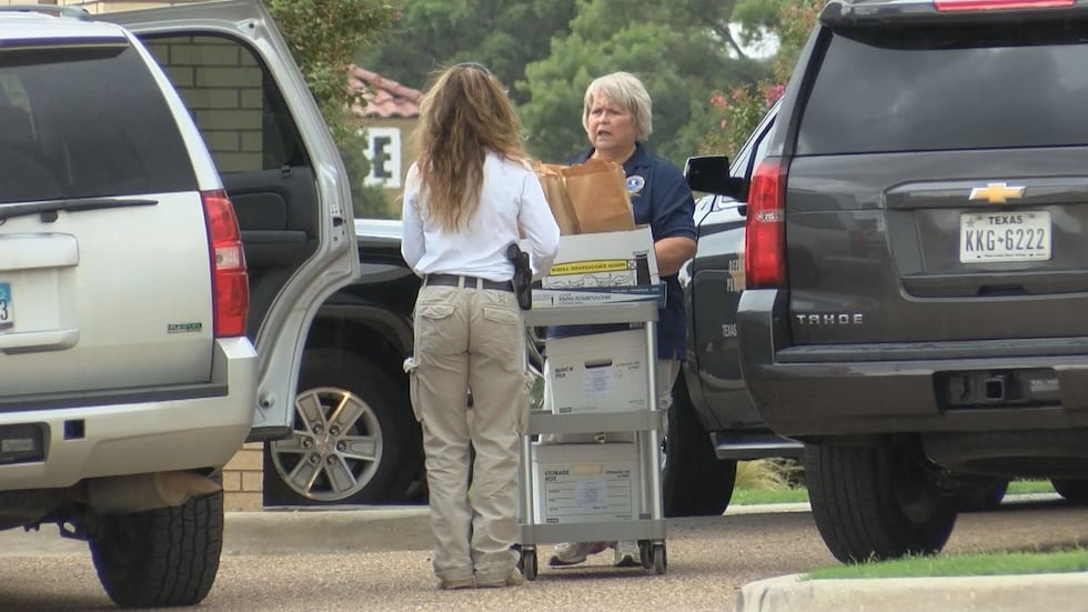 Boxes and documents taken from Lubbock County Medical Examiner's Office