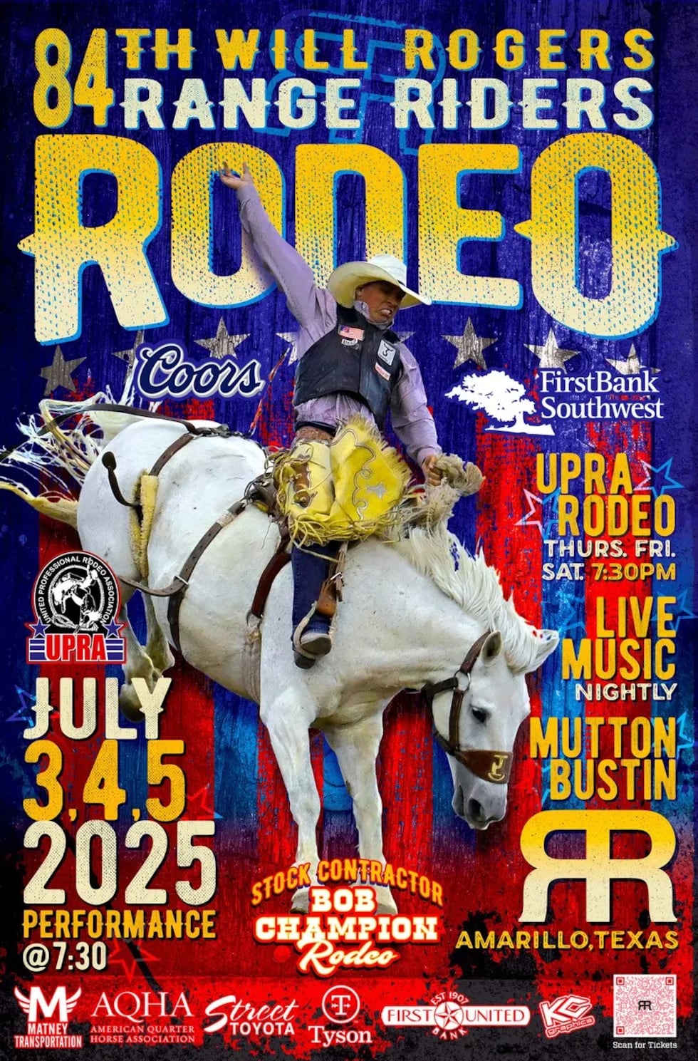 Press Get Rodeo Amarillo hosts 84th annual July 4th rodeo this weekend