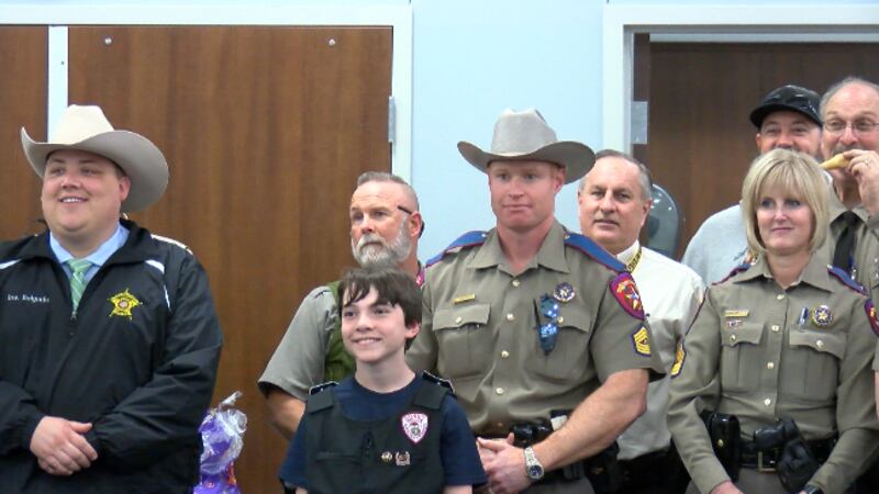 An 11-year-old boy is on a mission to thank every law enforcement officer across the country,...