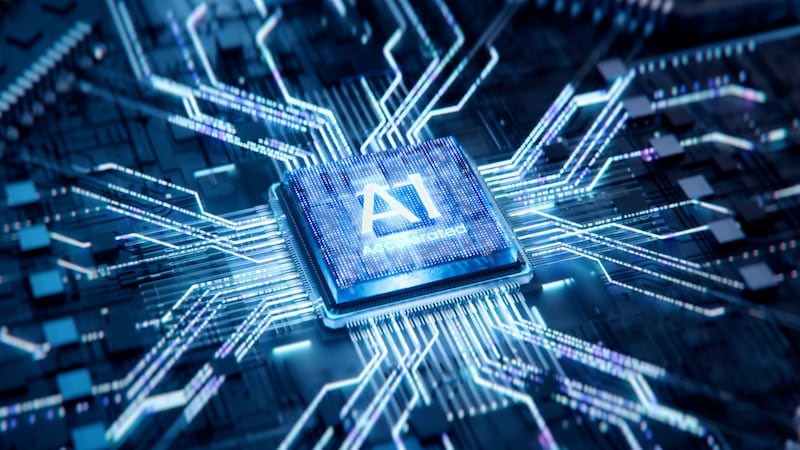 An image of a portrayal of artificial intelligence, or AI