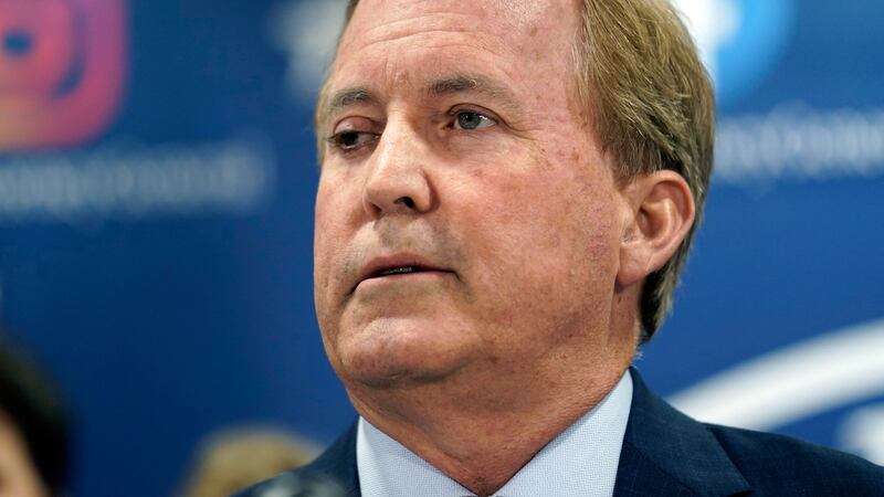 FILE - Texas Attorney General Ken Paxton makes a statement at his office, May 26, 2023, in...