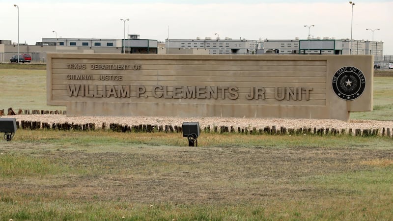 One person was taken to a hospital after a hazmat call at the Bill Clements Unit today.
