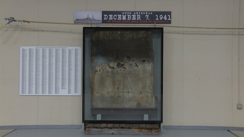 Pearl Harbor artifact to soon be placed in Texas Panhandle War Memorial (Source: KFDA)