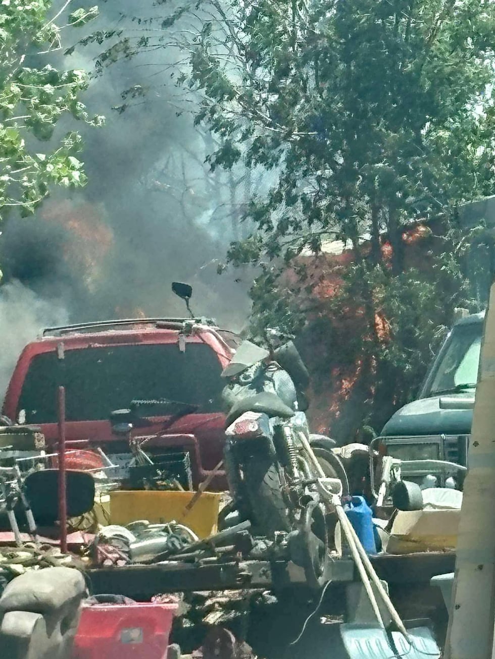 Evacuations underway for Circle J Road fire