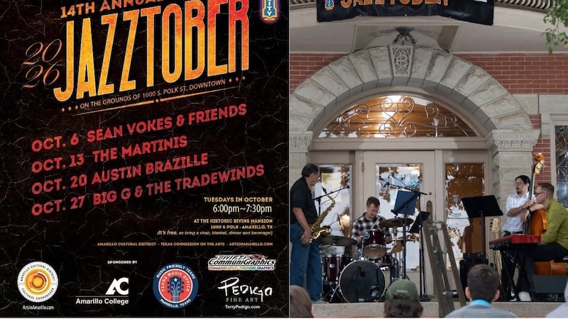 The 14th annual Jazztober concert series is back in downtown Amarillo starting Tuesday.
