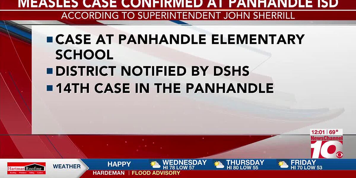 Panhandle ISD confirms case of measles at elementary school