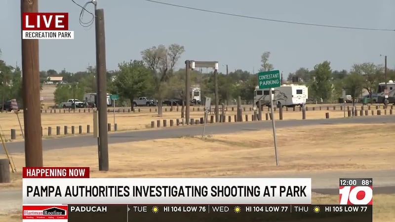 Pampa authorities investigating shooting at Recreation Park