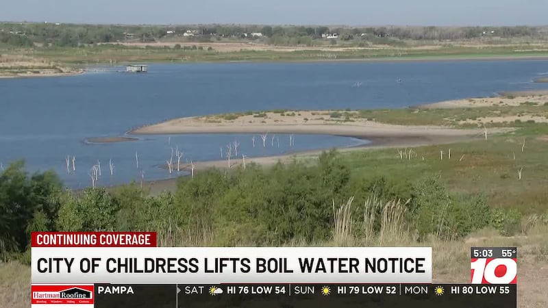 Childress lifts boil water notice after nearly a month