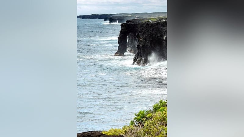 The iconic sea arch in Hawaii's Volcanoes National Park collapsed into the Pacific Ocean....