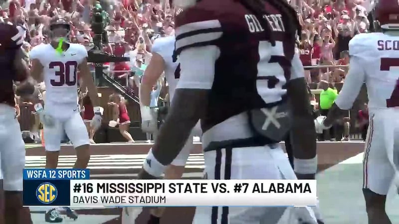Alabama handles Mississippi State 56-23