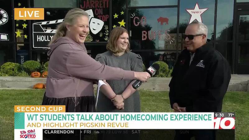 WT students talk about homecoming experience and highlight Pigskin Revue