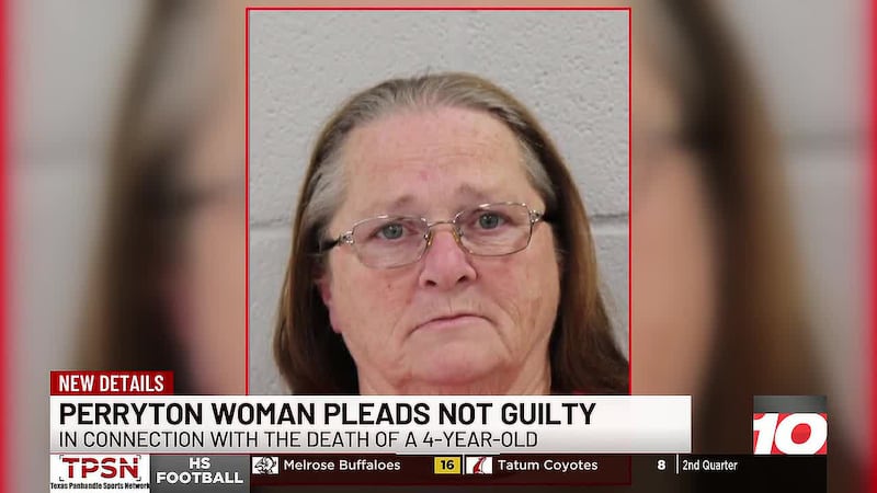 Perryton woman pleads not guilty to charges related to death of 4-year-old