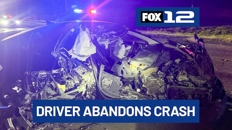 Police are investigating after finding two abandoned cars that had been involved in a crash on...