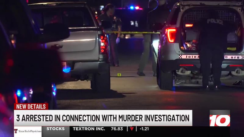 Amarillo police have arrested three men in connection with a homicide investigation.