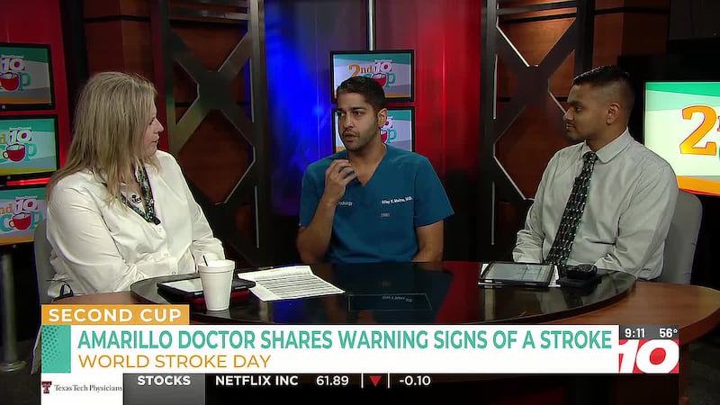Amarillo doctor shares warning signs of a stroke for World Stroke Day