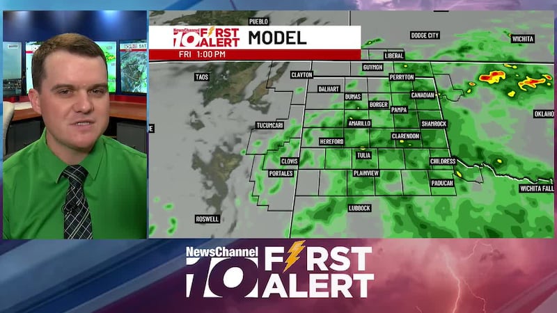 Shelden has the latest on rain chances kicking into gear starting overnight into Friday!