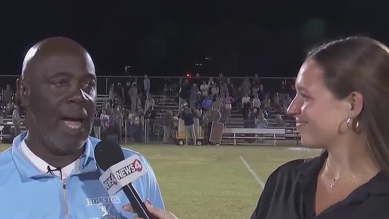 Hear from Coach Brundidge following Houston Academy's 28-24 win over Providence Christian.