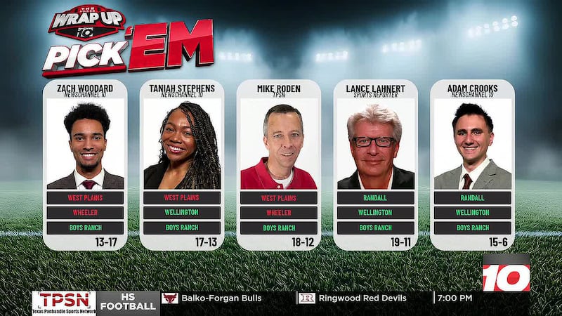 THE WRAP UP WEEK 10: Pick Em's