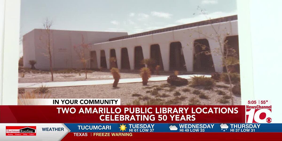 VIDEO Amarillo Public Library locations celebrating 50 years this month