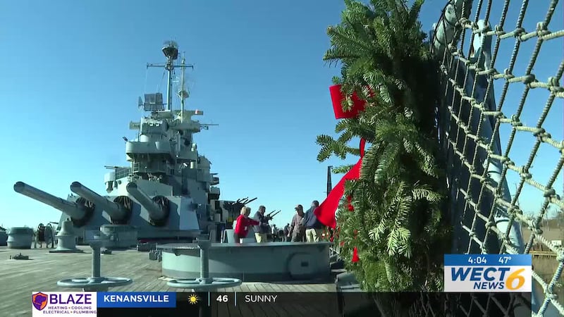 The wreaths will be decorated with ribbon and a personalized card with the veteran’s name,...